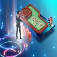 Tampilan permainan Crazy Time dengan roda spin dan bonus interaktif
